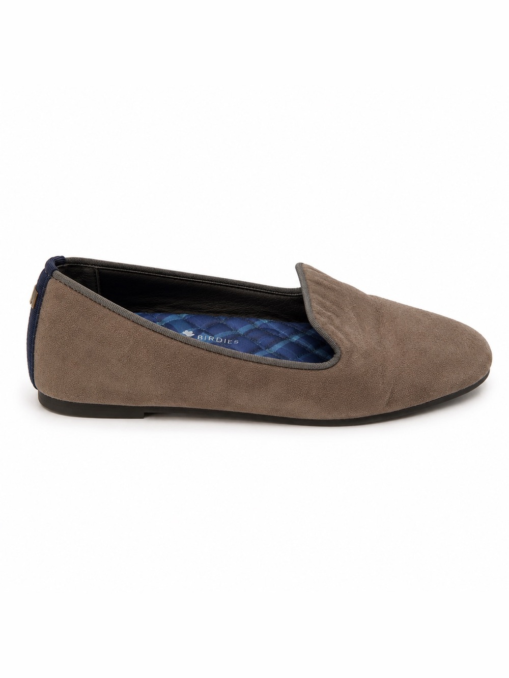 Birdies Starling Suede Loafers Flats Taupe Gray Size‎ 8 Comfort Slip-On